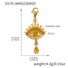 Wholesale Ferris Wheel Devil's Eye Multiaccessory Necklace And Bracelet Set For Women Fashion Stainless Steel And Titanium Steel Electroplated Jewelry