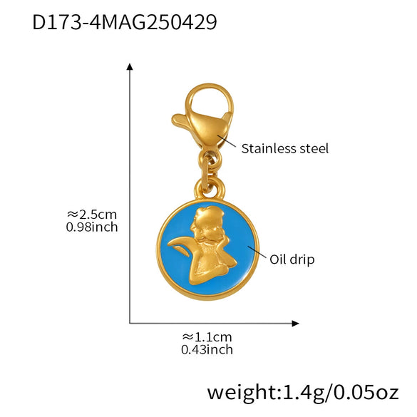 Wholesale Ferris Wheel Devil's Eye Multiaccessory Necklace And Bracelet Set For Women Fashion Stainless Steel And Titanium Steel Electroplated Jewelry