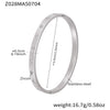 Wholesale Ferris Wheel Geometric Diamond Pattern Stainless Steel Zircon Electroplated Bracelet