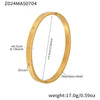 Wholesale Ferris Wheel Geometric Diamond Pattern Stainless Steel Zircon Electroplated Bracelet