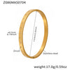 Wholesale Ferris Wheel Geometric Diamond Pattern Stainless Steel Zircon Electroplated Bracelet