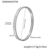 Wholesale Ferris Wheel Geometric Diamond Pattern Stainless Steel Zircon Electroplated Bracelet