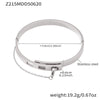 Wholesale Ferris Wheel Geometric Fashion Jewelry Chain Tassel Buckle Bracelet Stainless Steel Electroplated Couple Bracelet