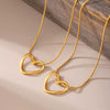 Wholesale Ferris Wheel Geometric Light Luxury Style Titanium Steel And Stainless Steel Electroplated Women's Collarbone Necklace Accessories