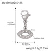 Wholesale Ferris Wheel Star Heart Diamond Pendant Tassel Stainless Steel Goldplated Electroplated Colorpreserving Handmade Diy Bracelet Fashion Geometric Jewelry