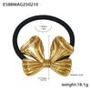 Wholesale Ferris Wheel Titanium Steel Electroplated 18K Real Gold High Elasticity Fashion Hair Rope Hair Accessories