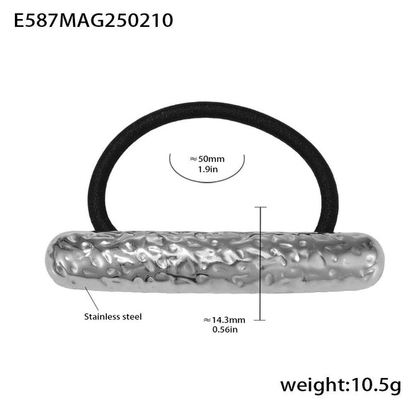 Wholesale Ferris Wheel Titanium Steel Electroplated 18K Real Gold High Elasticity Fashion Hair Rope Hair Accessories