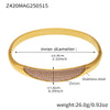 Wholesale Ferris Wheel Zircon Stainless Steel 18K Gold Plated Exquisite Bracelet Jewelry With Geometric Fashion Style