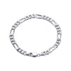 Wholesale Figaro Chain Necklace S925 Sterling Silver Geometric Style Electroplated