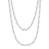 Wholesale Figaro Chain Necklace S925 Sterling Silver Geometric Style Electroplated