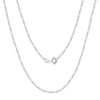 Wholesale Figaro Chain Necklace S925 Sterling Silver Geometric Style Electroplated