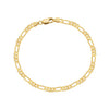 Wholesale Figaro Chain Necklace S925 Sterling Silver Geometric Style Electroplated