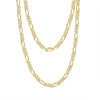 Wholesale Figaro Chain Necklace S925 Sterling Silver Geometric Style Electroplated