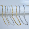 Wholesale Figaro Chain Necklace S925 Sterling Silver Geometric Style Electroplated