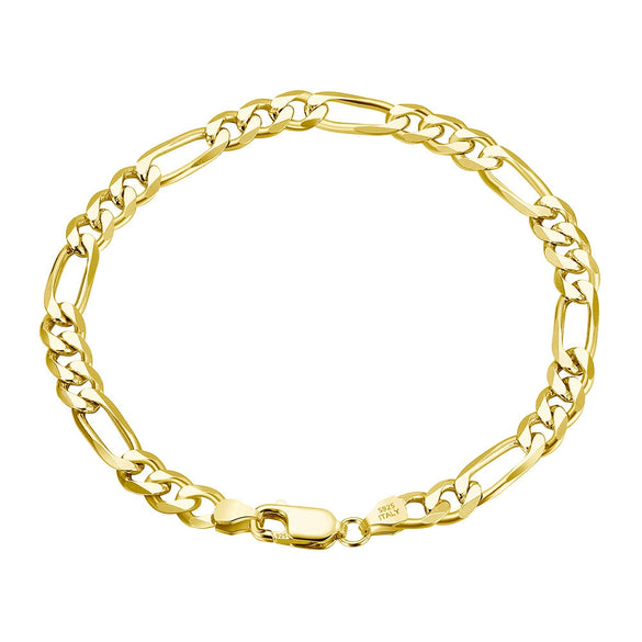 Wholesale Figaro Chain Necklace S925 Sterling Silver Geometric Style Electroplated