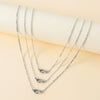 Wholesale Fine Throwing Oil Pressure Heart Shaped Knot Buckle Necklace In Stainless Steel With Polished And Handmade Treatment