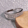 Wholesale Finger Ring Copper Geometric Zirconia Inlay Popular Style For Women