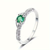 Wholesale Finger Ring Copper Zirconia Geometric Style Women's Jewelry
