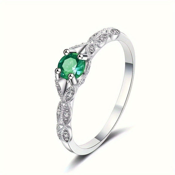 Wholesale Finger Ring Copper Zirconia Geometric Style Women's Jewelry