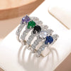 Wholesale Finger Ring Copper Zirconia Geometric Style Women's Jewelry