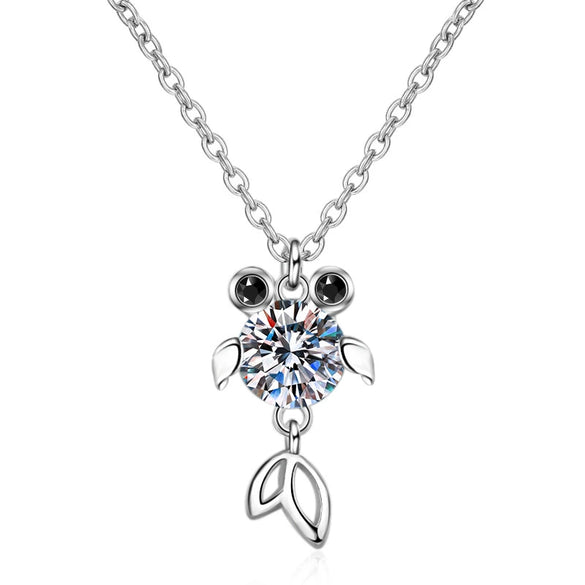 Wholesale Fish Zodiac Animals Sterling Silver 925 Necklace Plated Pt950 Electroplating