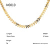 Wholesale Fishbone Animal Zodiac Style Gold Plated Copper Necklace With Electroplating
