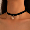 Wholesale Flannel Alloy Jewelry Women Gothic Loli Choker With Animal Zodiac And Flower Geometric Patterns