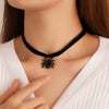 Wholesale Flannel Alloy Jewelry Women Gothic Loli Choker With Animal Zodiac And Flower Geometric Patterns