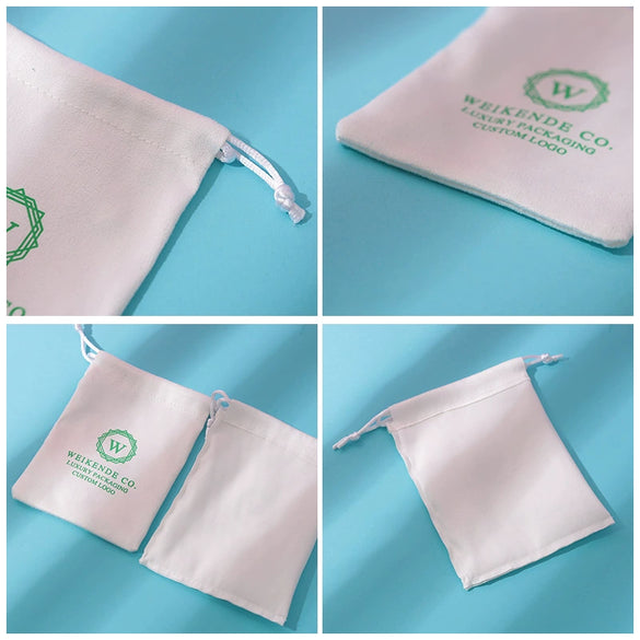 Wholesale Flannel Drawstring Jewelry Storage Bag Ecofriendly And Dustproof