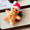 Wholesale Flannel Handmade Christmas Hair Loop Headwear For Women With Elk And Cartoon Elements