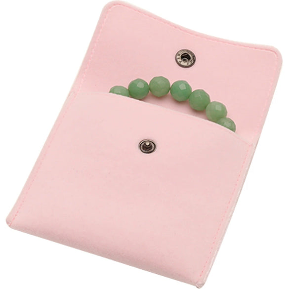 Wholesale Flannel Jewelry Storage Bag With Snap For Rings Necklaces And Earrings