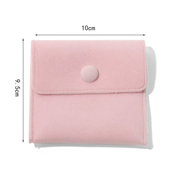 Wholesale Flannel Jewelry Storage Bag With Snap For Rings Necklaces And Earrings