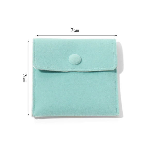 Wholesale Flannel Jewelry Storage Bag With Snap For Rings Necklaces And Earrings