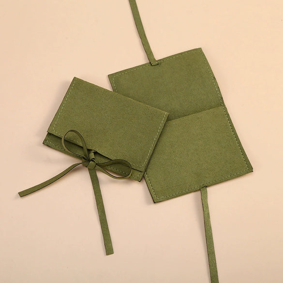 Wholesale Flap Bag Jewelry Packaging Bag In Superfine Fiber