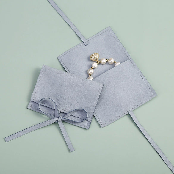 Wholesale Flap Bag Jewelry Packaging Bag In Superfine Fiber