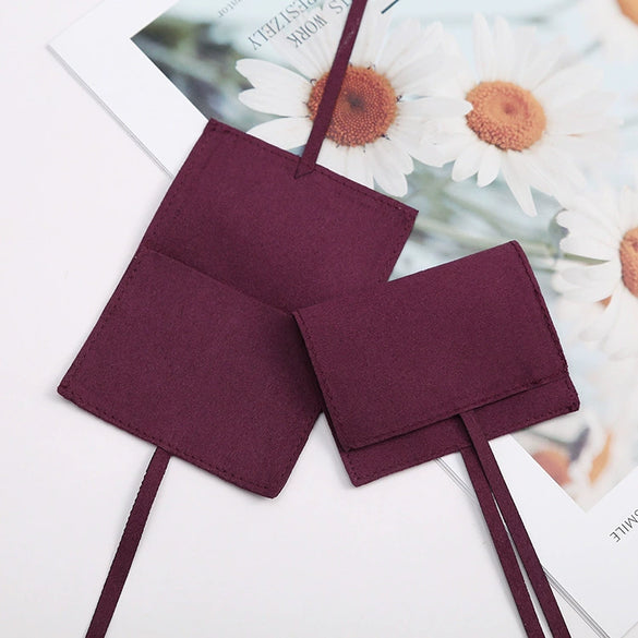 Wholesale Flap Bag Jewelry Packaging Bag In Superfine Fiber