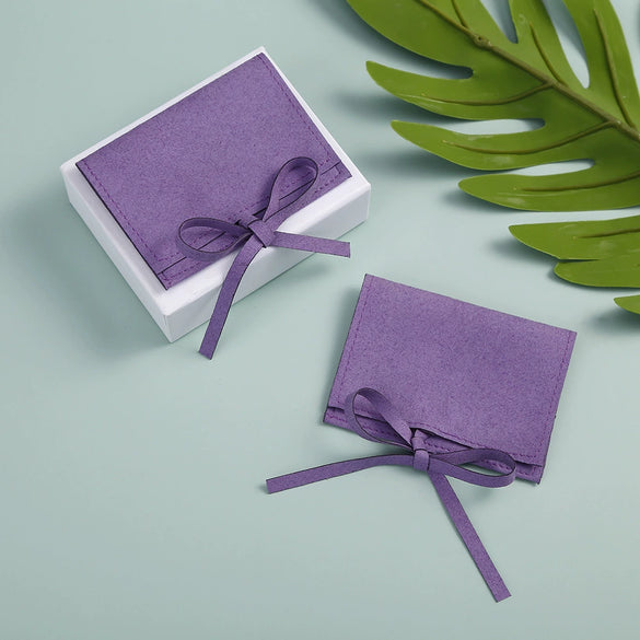 Wholesale Flap Bag Jewelry Packaging Bag In Superfine Fiber