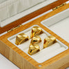 Wholesale Floral Heartshaped Square Geometric Stainless Steel Electroplated Ring For Women And Unisex In Niche And Minimalist Style