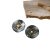 Wholesale Floral Stainless Steel Goldplated Earrings For Women