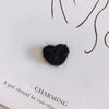 Wholesale Fluffy Flannel Peach Heart Diy Hair Clip Accessories Material In Candy Color With Environmental Protection Treatment