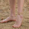 Wholesale Foot Chain Copper Geometric Style Real Gold Plated For Women