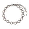 Wholesale Foot Chain Stainless Steel 14K Gold Plated Geometric Style Cross Buckle For Women