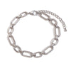 Wholesale Foot Decoration Anklet Stainless Steel 14K Gold Plated Geometric Design For Women