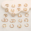Wholesale Foot Ring Fashion Love Feather Leaves Crescent Geometric Style Zinc Alloy Electroplated Women's