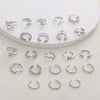 Wholesale Foot Ring Fashion Love Feather Leaves Crescent Geometric Style Zinc Alloy Electroplated Women's