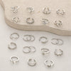 Wholesale Foot Ring Fashion Love Feather Leaves Crescent Geometric Style Zinc Alloy Electroplated Women's