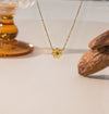 Wholesale Fourleaf Clover Rhombus Sweet And Cool Geometric Style Electroplated 18K Gold Steel Sweater Chain Jewelry For Women