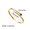 Wholesale Fourleaf Flower Highgrade Titanium Steel Electroplated Diamond Bracelet Light Luxury Allmatch Exquisite And Adjustable