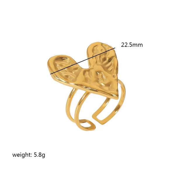 Wholesale French Retro Light Luxury Design Stainless Steel Jewelry Suit With Love Water Drops Bell Pattern Electroplated For Women