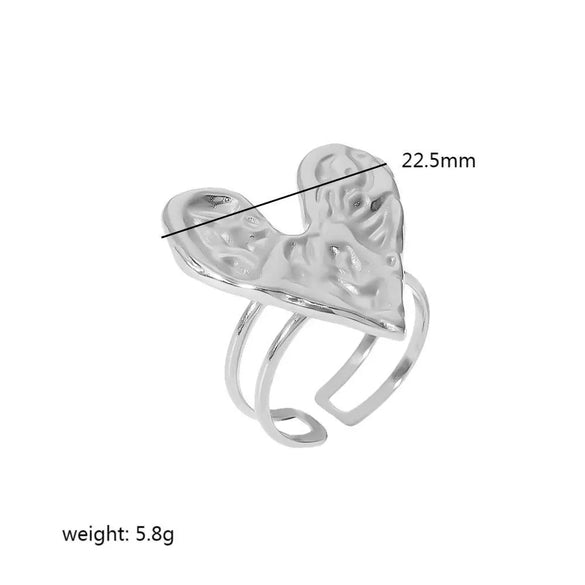 Wholesale French Retro Light Luxury Design Stainless Steel Jewelry Suit With Love Water Drops Bell Pattern Electroplated For Women